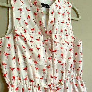 🦩Let’s Fla-mingle 🦩 button up dress size 6